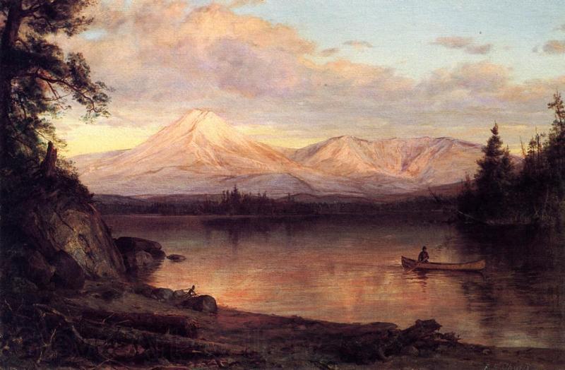 Frederic Edwin Church View of Mount Katahdin Norge oil painting art